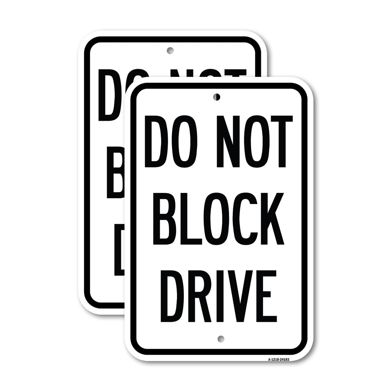 Do Not Block Drive