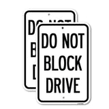 Do Not Block Drive