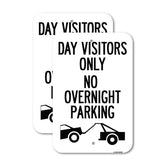 Day Visitors Only No Overnight Parking (With Graphic)