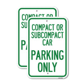 Compact or Subcompact Car Parking Only