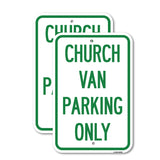 Church Van Parking Only