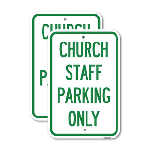 Church Staff Parking Only