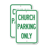 Church Parking Only