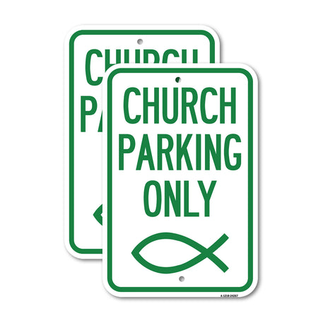 Church Parking Only (Symbol)