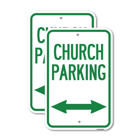 Church Parking (With Bidirectional Arrow)