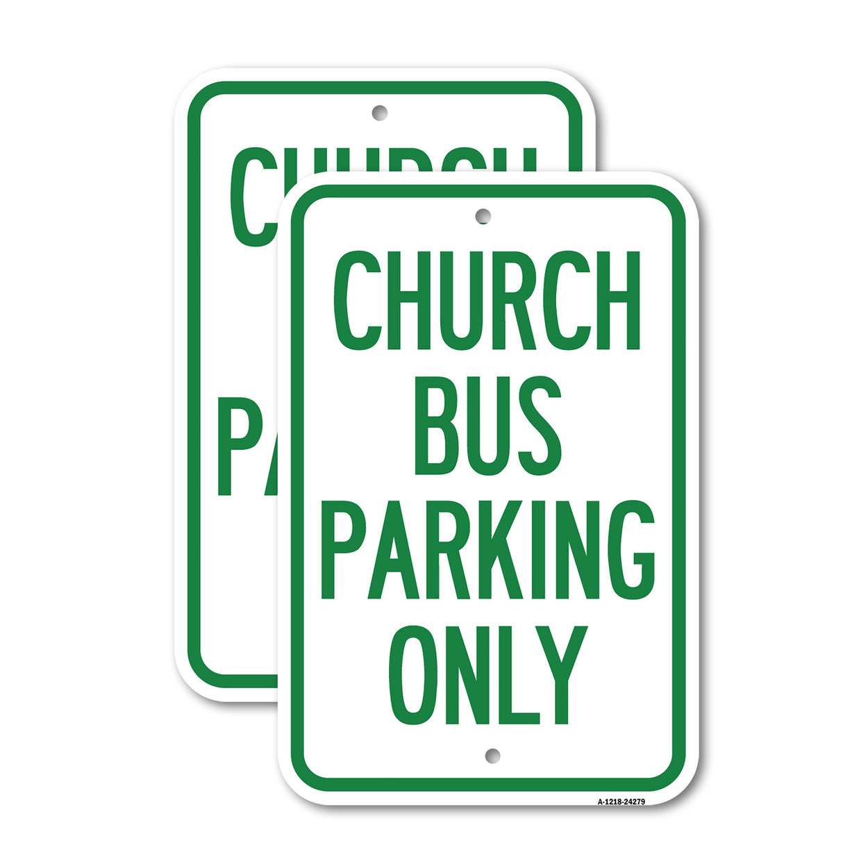 Church Bus Parking Only