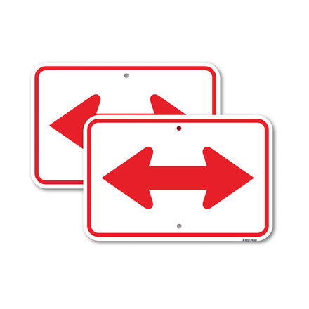 Bidirectional Arrow (Red)