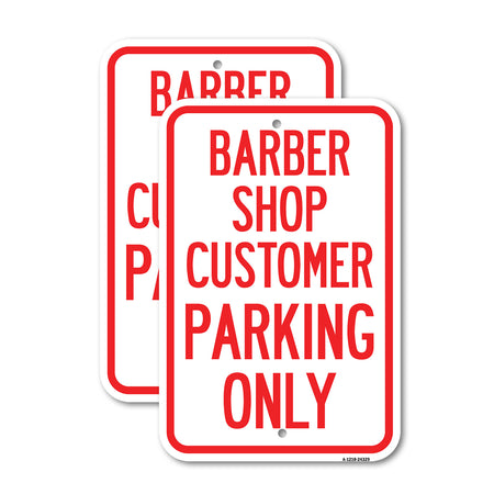 Barber Shop Customer Parking Only