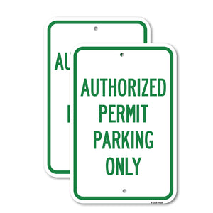 Authorized Permit Parking Only