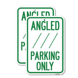 Angle Parking Only (With Bidirectional Arrow) 1