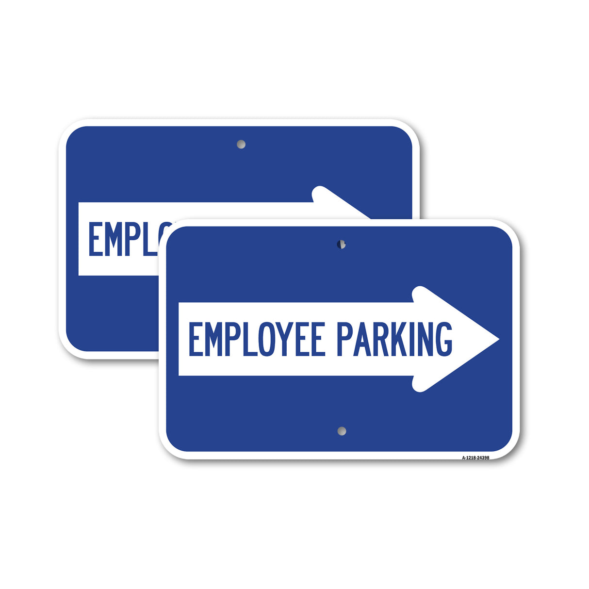 Employee Parking (With Right Arrow)