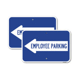 Employee Parking (With Left Arrow)