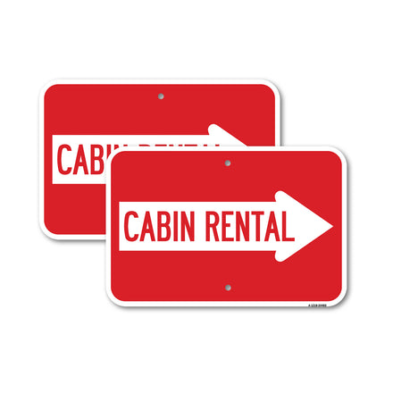 Cabin Rental (With Right Arrow)