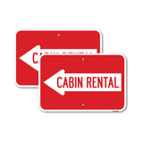 Cabin Rental (With Left Arrow)