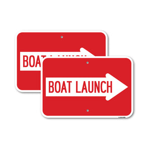 Boat Launch (With Right Arrow)