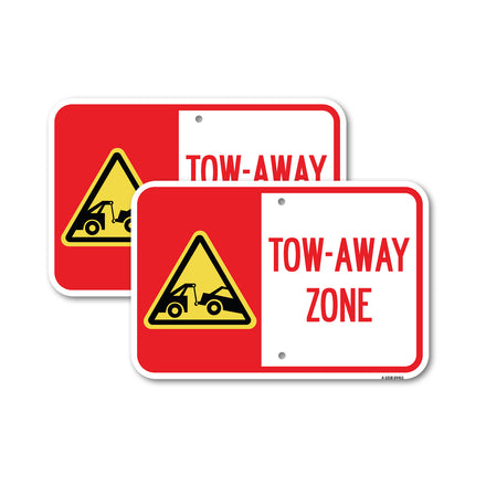 Tow-Away Zone with Graphic