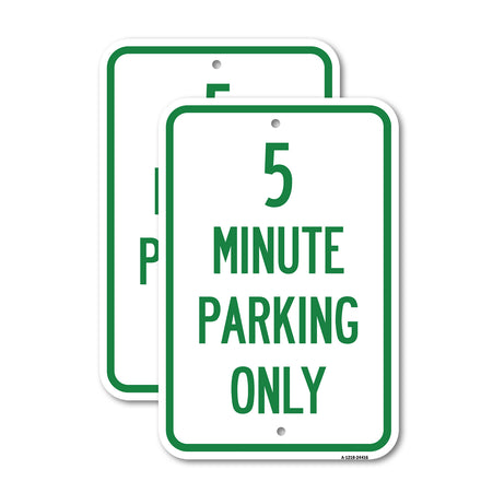 5 Minute Parking Only