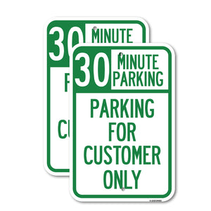 30 Minutes Parking - Parking for Customers Only