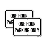 One Hour Parking Only