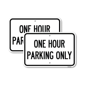 One Hour Parking Only