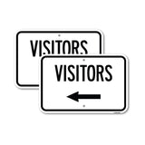 Visitors with Left Arrow