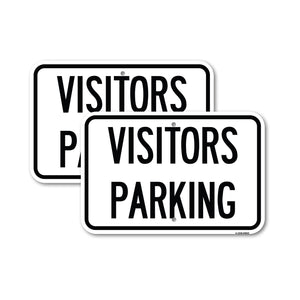 Parking Lot Sign Visitors Parking