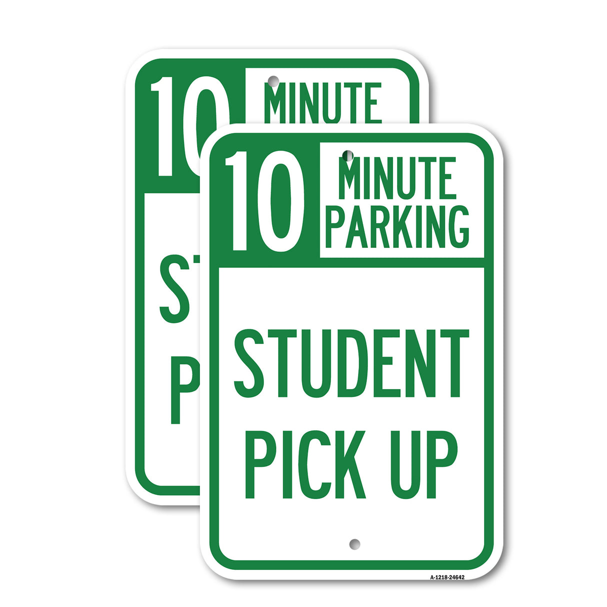 10 Minute Parking, Student Pick Up