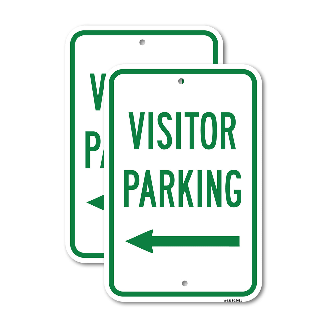 Visitor Parking With Left Arrow