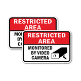 Restricted Area Monitored By Video Camera