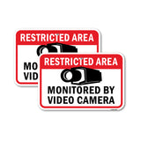 Restricted Area Monitored By Video Camera 1