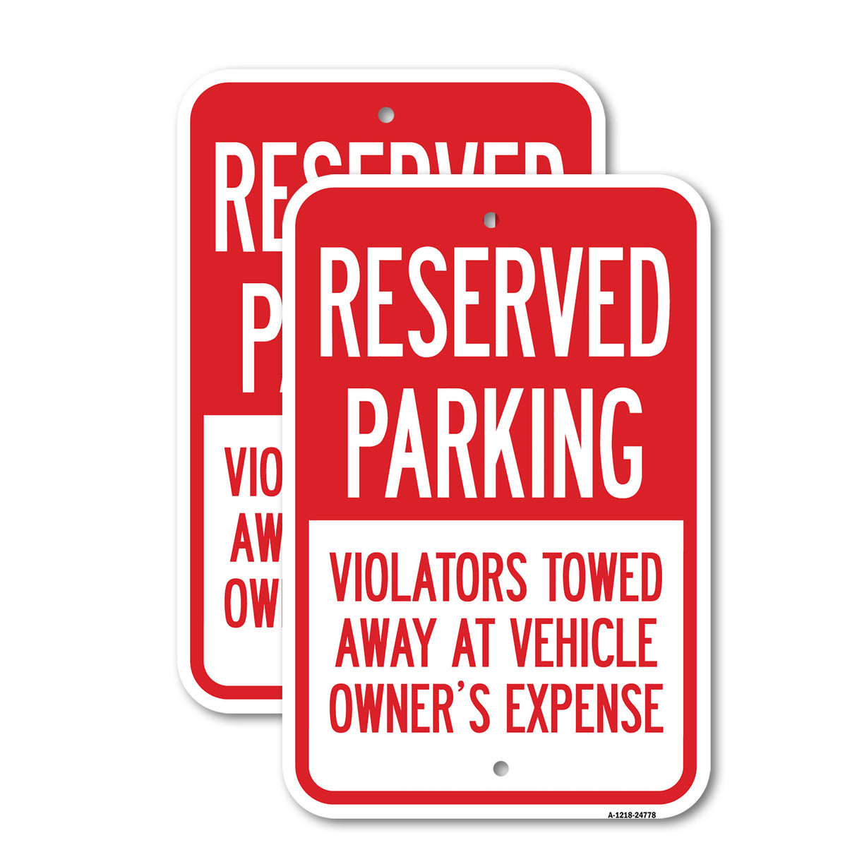 Reserved Parking Violators Towed Away At Vehicle