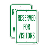 Reserved For Visitors