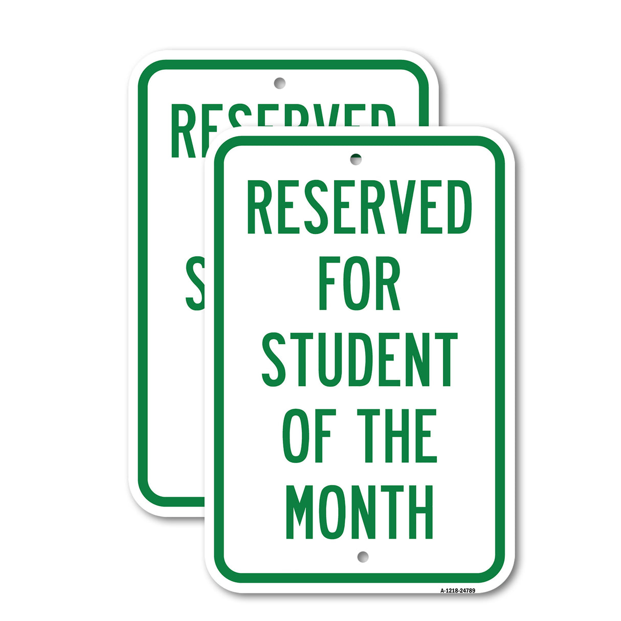 Reserved For Student Of The Month