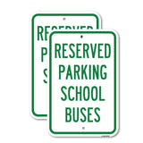 Reserved For School Buses
