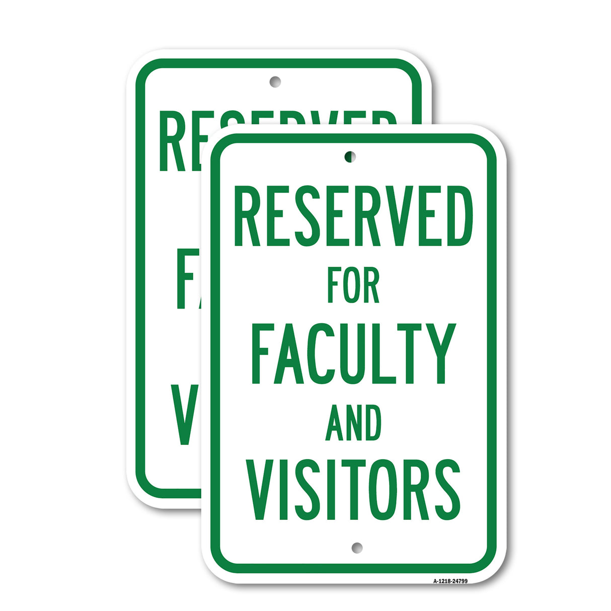 Reserved For Faculty And Visitors