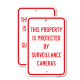 Property Protected By Surveillance Cameras