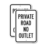 Private Road No Outlet