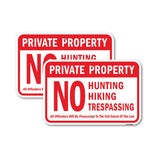 Private No Hunting Hiking Trespass Offenders Prose