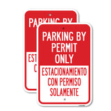 Parking By Permit Only Estacionamiento Con Permiso