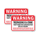 Warning Trespassing Is A Crime Theft From This Con
