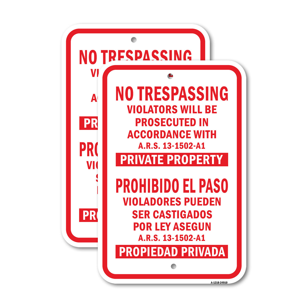 No Trespassing Violators Will Be Prosecuted In Acc
