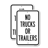 No Trucks Or Trailers