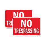 No Trespassing