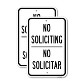 No Soliciting No Solicitar