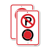 No Parking With Boot Symbol