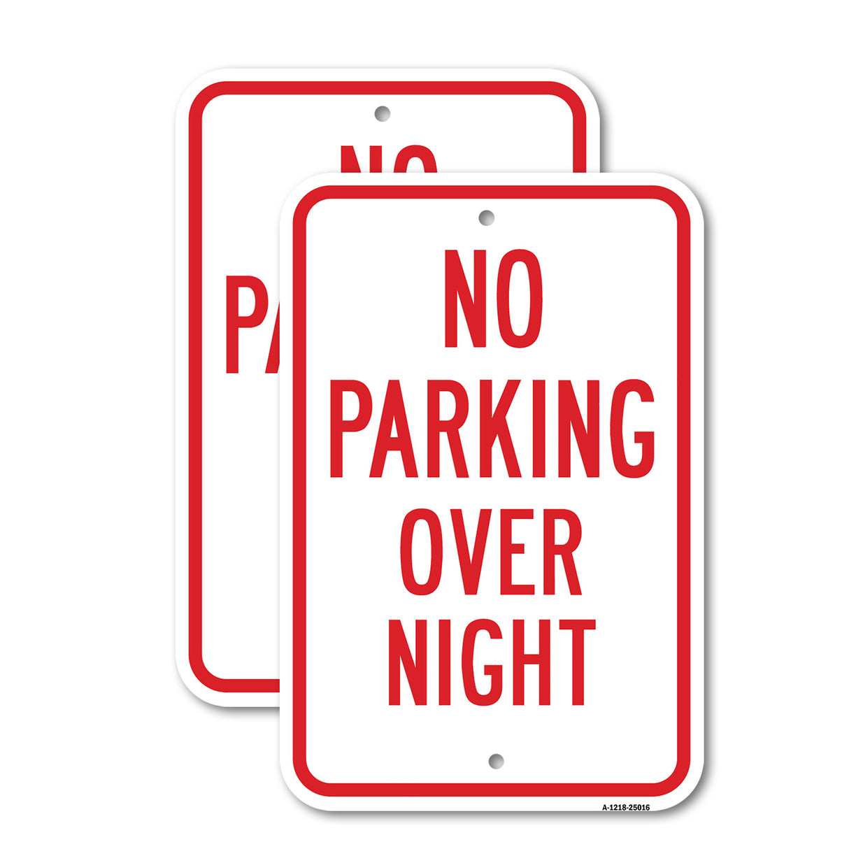 No Parking Overnight