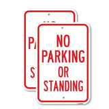 No Parking Or Standing