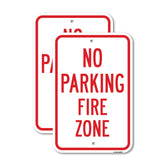 No Parking Fire Zone