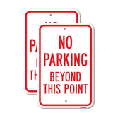 No Parking Beyond This Point