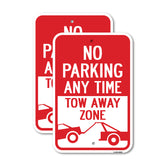 No Parking Anytime Tow-away Zone